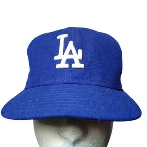 Los Angeles Dodgers Hat New Era 59FIFTY Fitted Cap Blue MLB‎ On Field 6 7/8